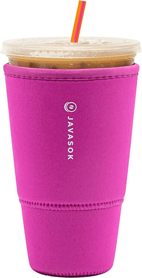This item <strong>Sok</strong> It <strong>Java Sok</strong> Iced Coffee & Soda Cup Sleeve Insulated Neoprene Cover (Black, S/M/L 3-Pack) Reusable Iced Coffee Insulator Sleeve for Cold Beverages and Neoprene Cold Coffee Cup Sleeves Cooler Cover 16-32OZ for Coffee Cups, McDonalds, Dunkin Donuts, More(Floral pink flower). . Java sok amazon